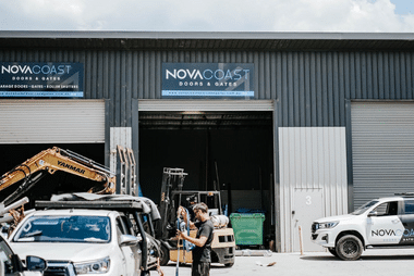 high speed garage door commercial