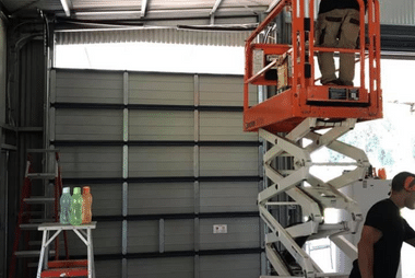 commercial sectional door