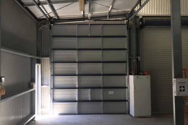 fire-rated sectional door